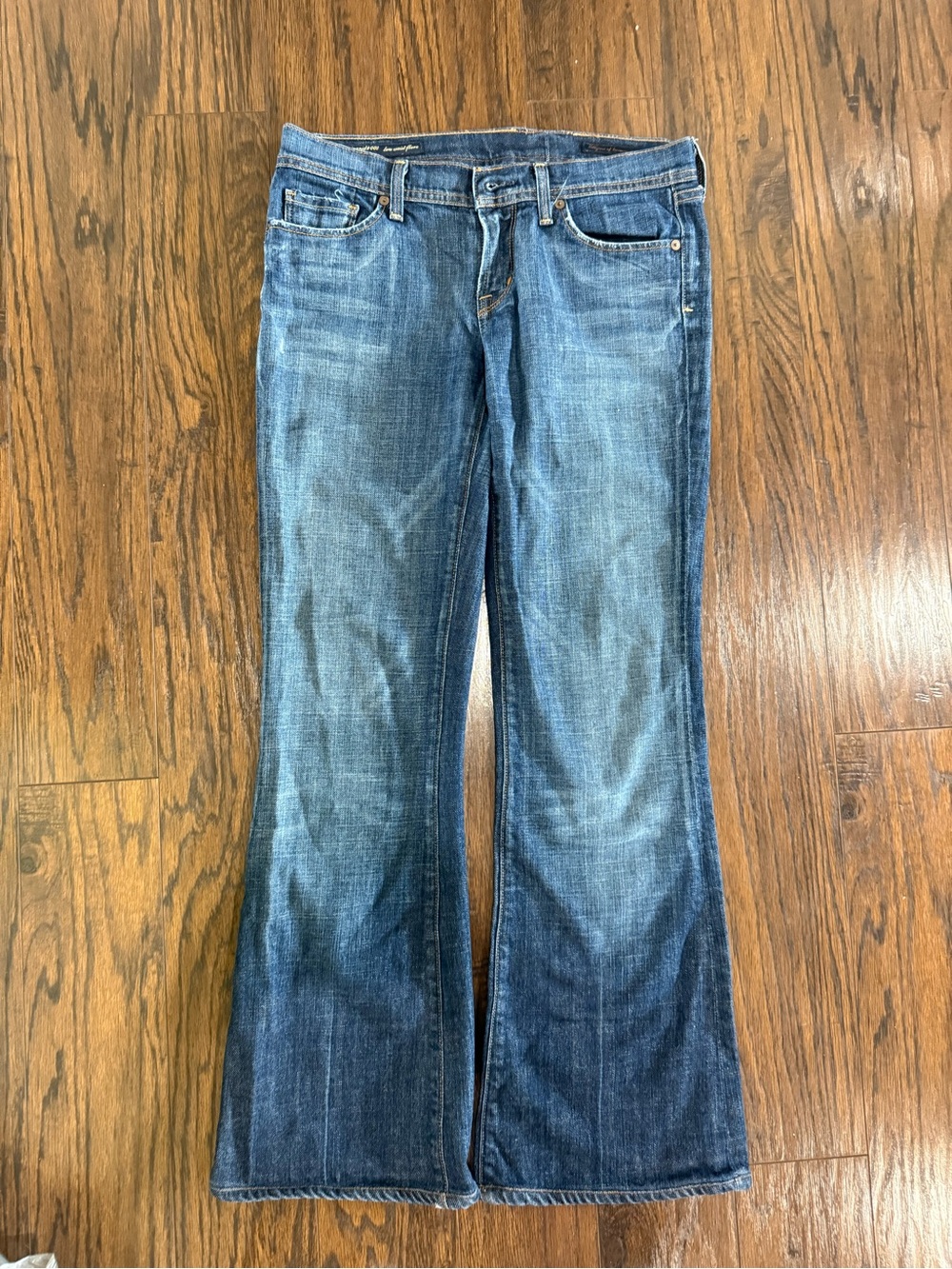 Citizens Of Humanity Medium Blue Flare Jeans
